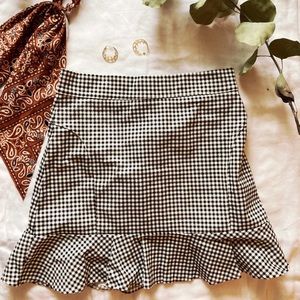 Gingham Skirt